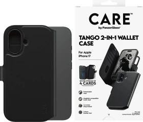 PanzerGlass Care Feature Case Tango Two-in-One Wallet w. MagSafe für Apple iPhone 17 (CR29833)