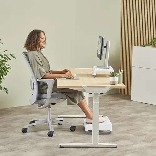 Fellowes Breyta Mausepad mit Handgelenkauflage, 240x200mm, grün