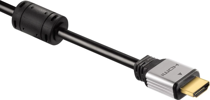 Hama High Speed HDMI 1.3 Kabel metall schwarz, 3m