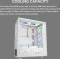Cougar Airface Pure RGB, schwarz, Glasfenster Vorschaubild