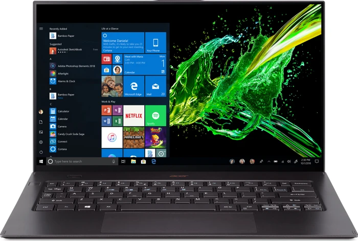 Acer Swift 7 SF714-52T-75UX, schwarz, Core i7-8500Y, 16GB RAM, 512GB SSD, DE