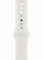 Apple Watch SE (GPS) 44mm silber mit Sportarmband weiß Vorschaubild