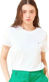 Tommy Hilfiger Heritage T-Shirt kurzarm classic white (Damen)