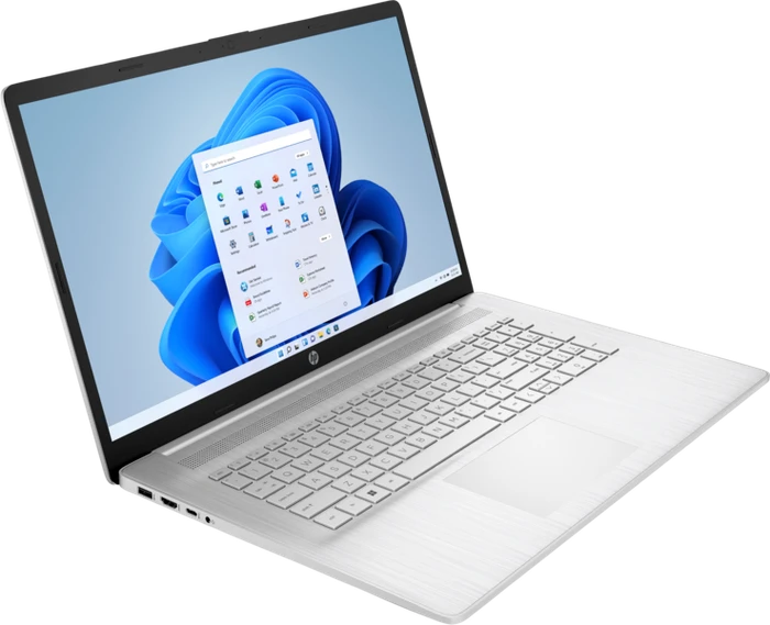 HP Laptop 17-p2166ng, Natural Silver, Ryzen 5 7520U, 16GB RAM, 512GB SSD, DE