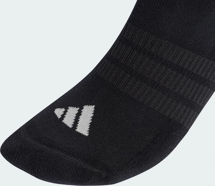 adidas Cushioned Low Cut Socken black/grey two, 3 Paare