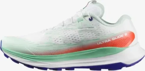 Salomon Ultra Glide 2 white/electric green/cherry tomato (Damen)