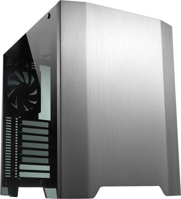 Jonsbo W2 silber, Glasfenster
