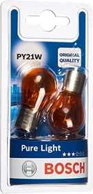 Bosch Pure Light PY21W, 2er-Pack