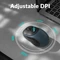 Keychron BM24 Wireless Mouse Space Gray schwarz/grau, USB/Bluetooth Vorschaubild