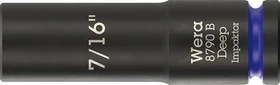 Wera 8790 B Impaktor Deep Außensechskant Steckschlüssel 3/8" zöllig, 7/16"x63mm