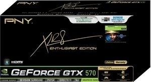 PNY GeForce GTX 570, 1.25GB GDDR5, 2x DVI, Mini HDMI