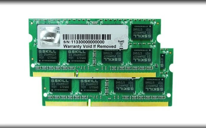 G.Skill SA Series SO-DIMM 8GB Kit, DDR3-1333, CL9-9-9-24