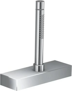Hansgrohe Axor Edge Stabhandbrause Wannenrand-Set chrom