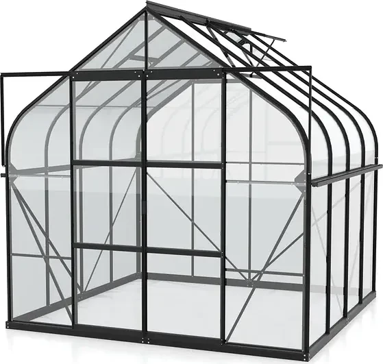 Vitavia Dione 6700 ESG 3mm Gewächshaus schwarz