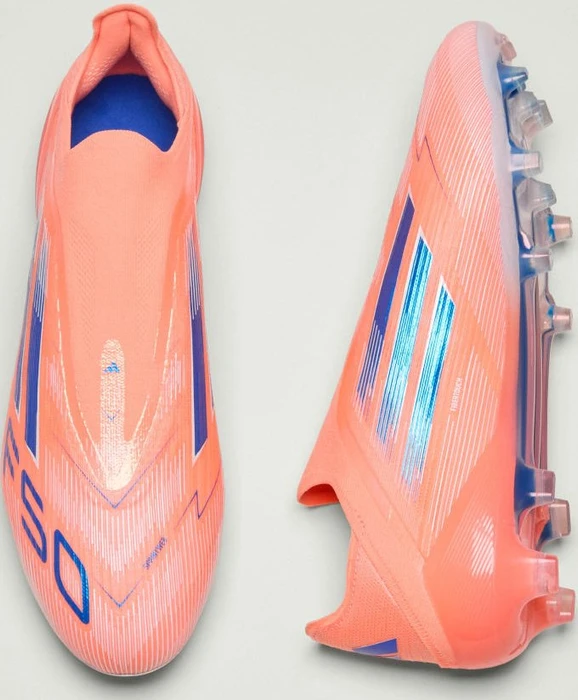 adidas F50 Elite Laceless FG beam orange/lucid blue/cloud white