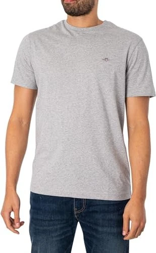 Gant Archive Shield T-Shirt kurzarm grey melange (Herren)