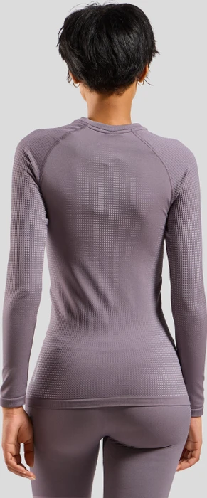 Odlo Performance Warm Eco Funktionsshirt langarm gray ridge (Damen)