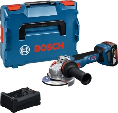 Bosch Professional GWS 18V-11 S Akku-Winkelschleifer inkl. L-Boxx + Akku 5.0Ah