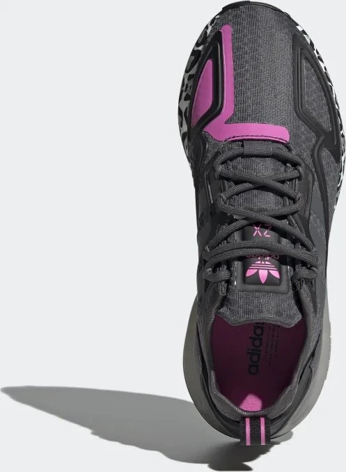 adidas ZX 2K Boost grey six/core black/screaming pink (Damen)