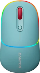 Canyon OnClick 22 / MW-22 Dual-Mode Wireless Mouse türkis, USB/Bluetooth