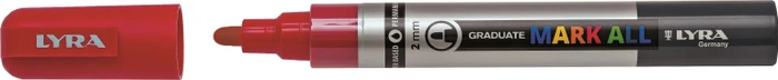 Lyra Graduate Mark All Permanentmarker 2mm rot