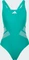 adidas Logo C-Back Badeanzug equipment green/white (Damen) Vorschaubild