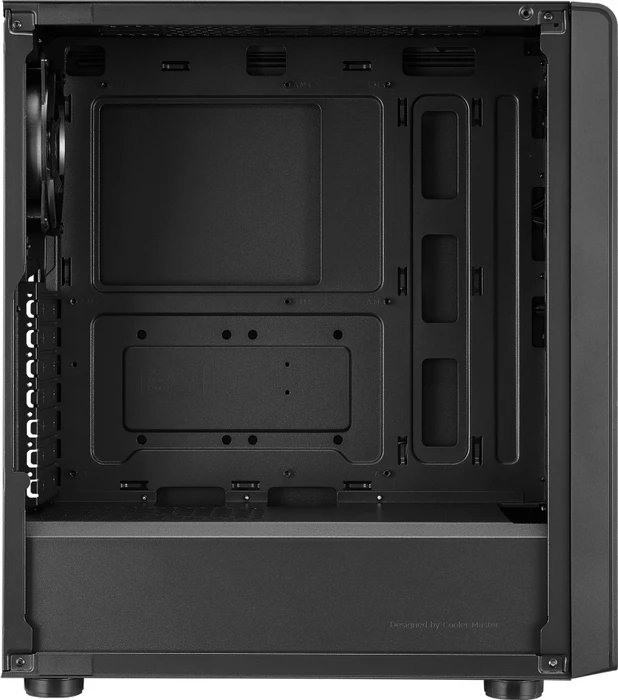 Cooler Master Elite 500 schwarz, Glasfenster
