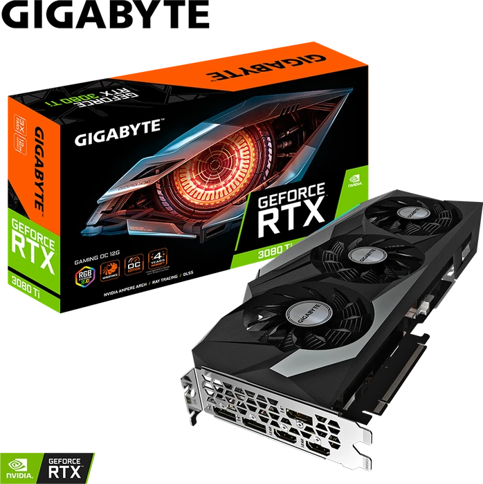 GIGABYTE GeForce RTX 3080 Ti Gaming OC 12G, 12GB GDDR6X, 2x HDMI, 3x DP