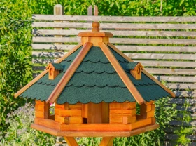 Deko Shop Hannusch Vogelhaus XXL, braun/grün
