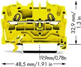 Wago Durchgangsklemme Serie 2102 mit Hebel