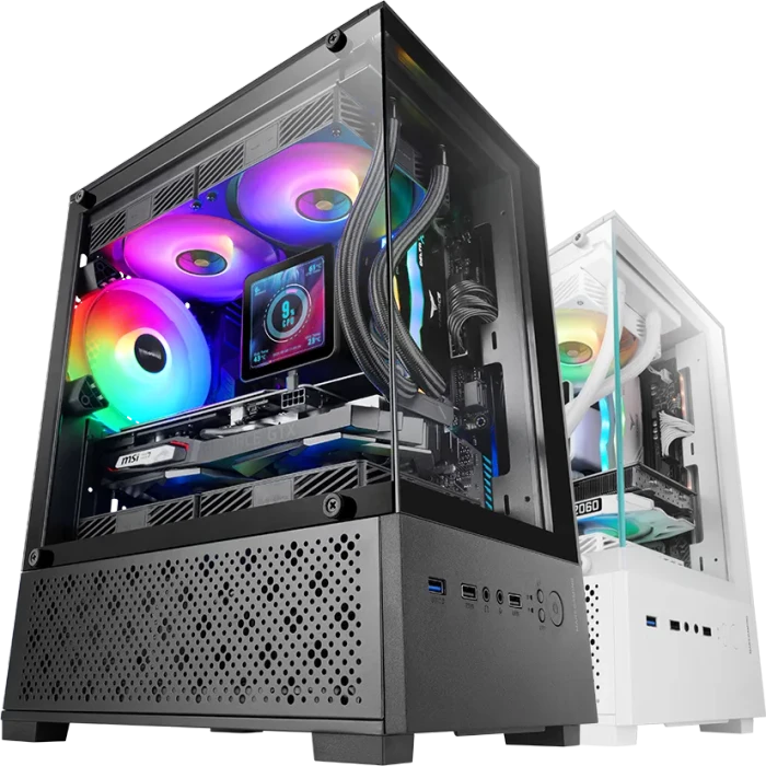 Mars Gaming MC-SE2 Black, Glasfenster