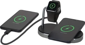 Verbatim 3-in-1 Charging Stand WCS-02 schwarz/silber