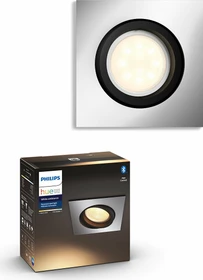 Philips Hue White Ambiance Milliskin Einbauleuchte Erweiterung eckig alu schwarz