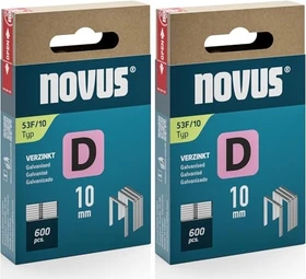 Novus Typ 53 F/10 Tacker-Klammern, 10x11.3mm, 600 Stück