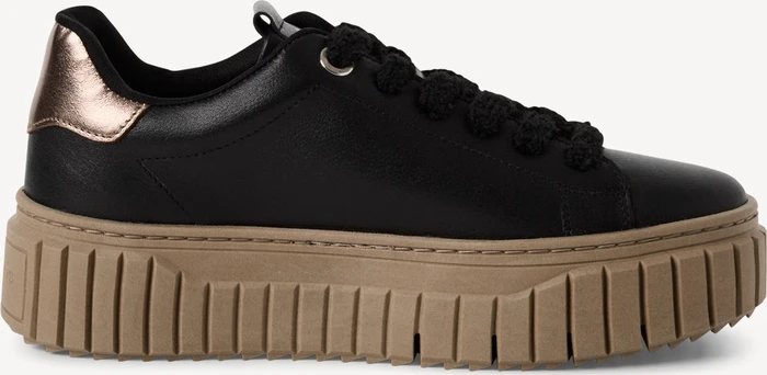 Tamaris Ledersneaker schwarz (Damen)