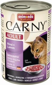 animonda Carny Rind und Lamm, 2.40kg (6x 400g)