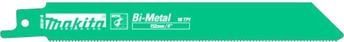 Makita BI-Metall Säbelsägeblatt 18TPI, 152x0.9mm, 5 Stück
