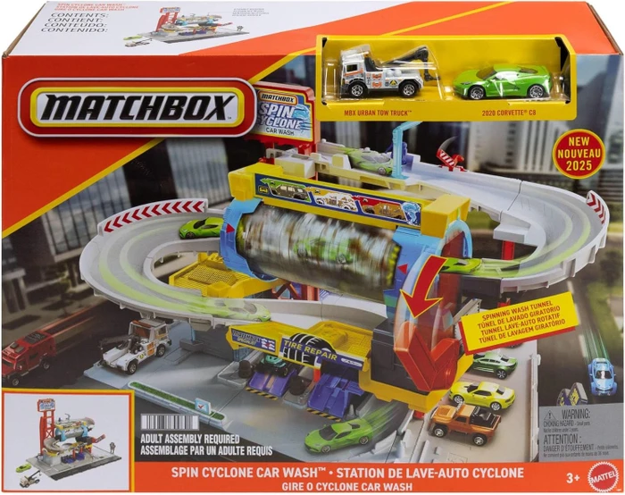 Mattel Matchbox Rotierende Waschstraße