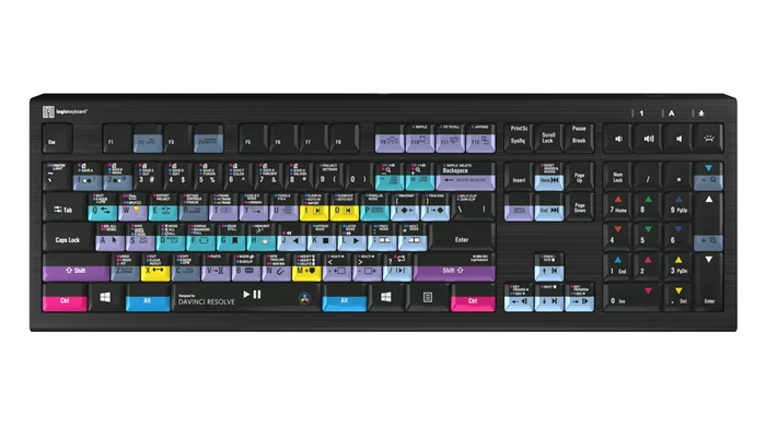 LogicKeyboard Astra 2 DaVinci Resolve PC, USB, DE