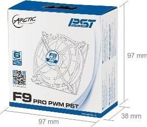 ARCTIC F9 Pro PWM PST, 92mm
