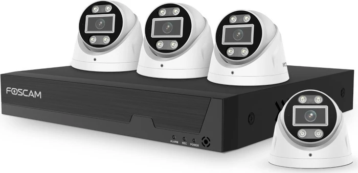 Foscam FNA108E-T4-2T 8-Kanal PoE, weiß, Set