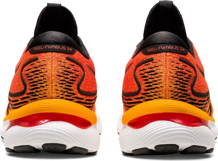 Asics Gel-Nimbus 24 cherry tomato/black (Herren)