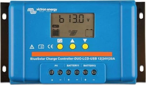 Victron Energy BlueSolar Laderegler PWM DUO LCD&USB 12/24-20