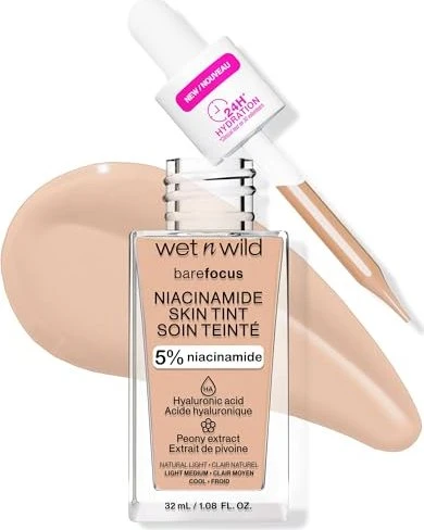 wet n wild BareFocus Niacinamide Skin Tint natural light, 32ml