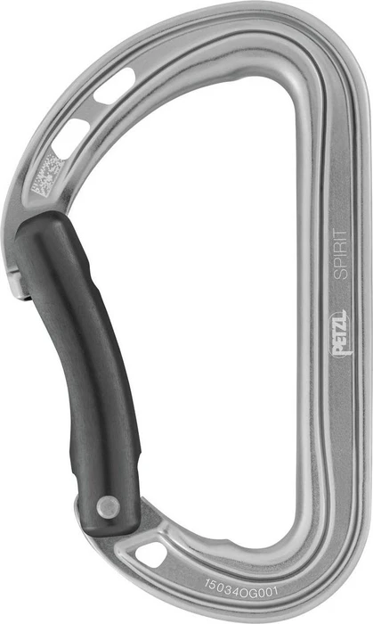 Petzl Spirit Schnappkarabiner grau