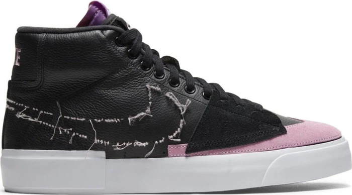 Nike SB Zoom Blazer Mid Edge black/white/purple nebula/pink rise (Herren)