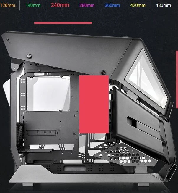 Thermaltake AH T600 Snow Edition, weiß, Glasfenster
