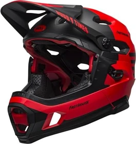 Bell Super DH MIPS Fullface-Helm matte red/black