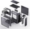 Jonsbo D500 Black, schwarz, Glasfenster Vorschaubild