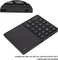 Zunate Wireless Numeric Keypad with Touchpad, schwarz, Bluetooth Vorschaubild